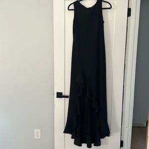 Calvin Klein Black floor length formal black dress